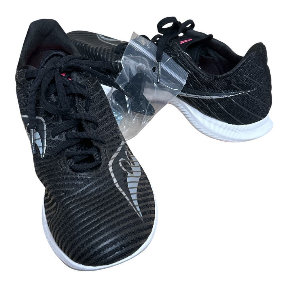Saucony Velocity MP Men's Track Shoes Black Vizi - Size 10 Runs Small NWOT